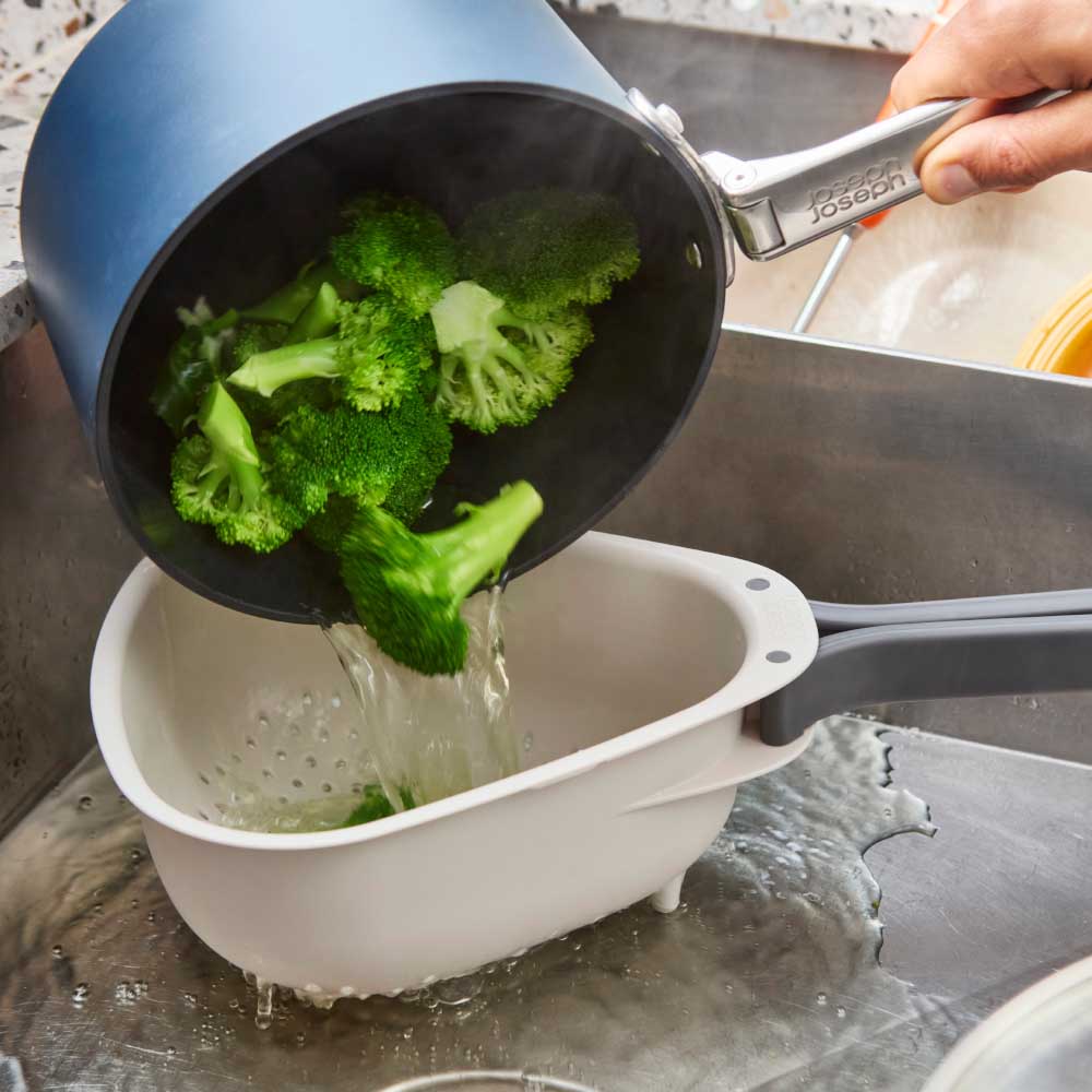 Joseph Joseph Droplet Compact Colander With Folding Handles at House