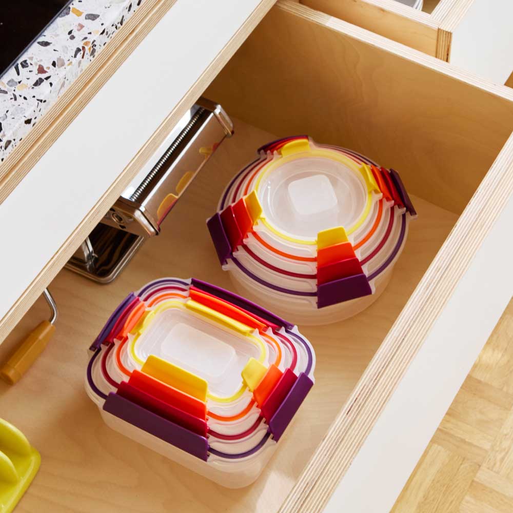 Joseph Joseph Nest Lock 8-Piece Multi-Size Storage Container Set at House