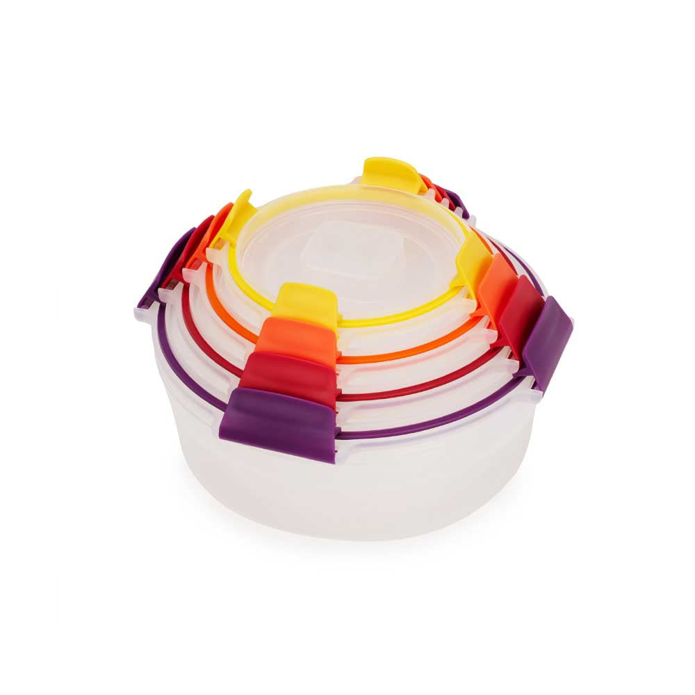 Joseph Joseph Nest Lock 4-Piece Round Multi-Size Storage Container Set at House