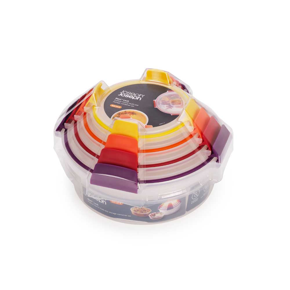 Joseph Joseph Nest Lock 4-Piece Round Multi-Size Storage Container Set at House