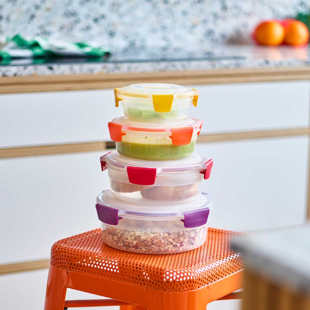 Joseph Joseph Nest Lock 4-Piece Round Multi-Size Storage Container Set at House