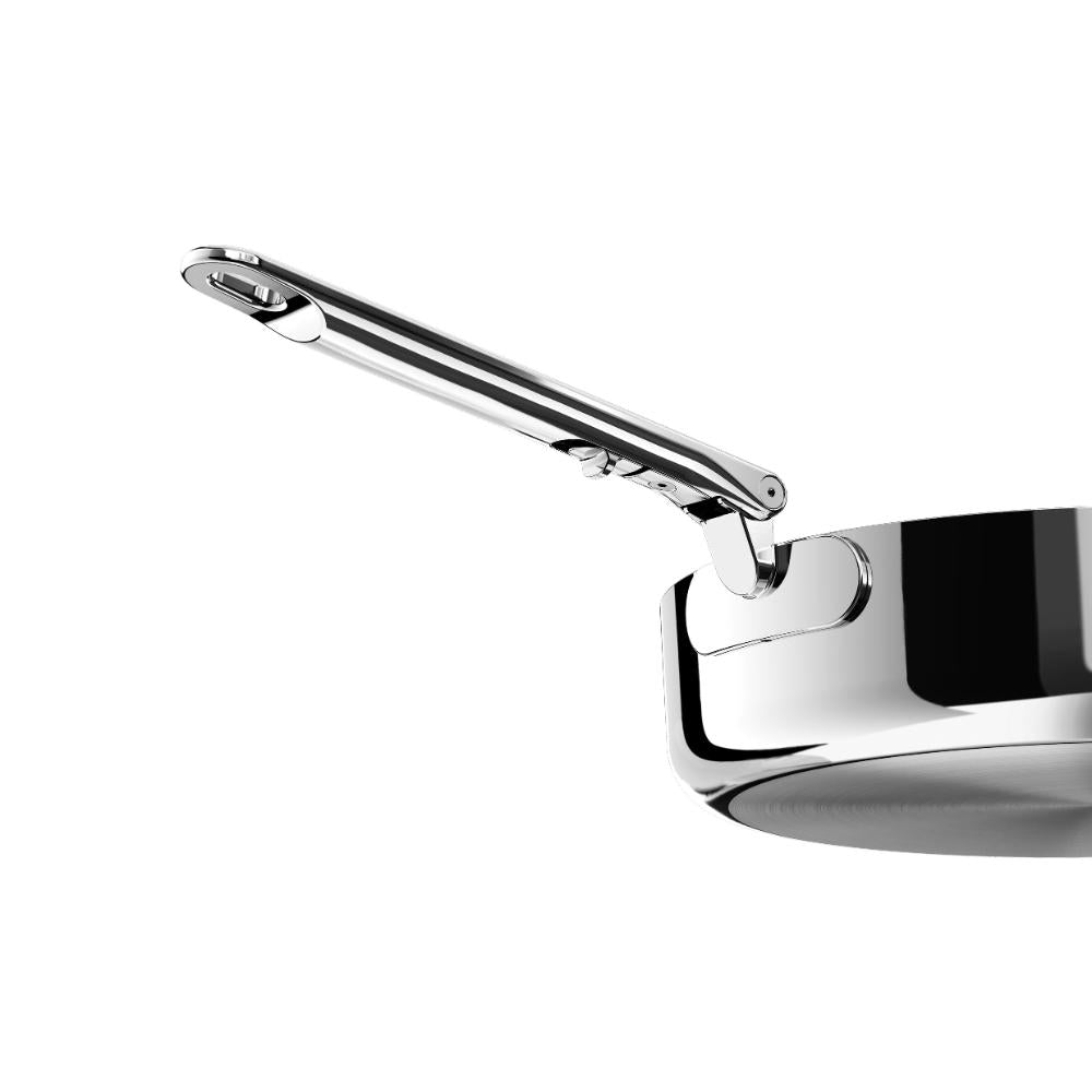 Joseph Joseph Space Steel Stainless Steel Saute Pan with Lid 28cm