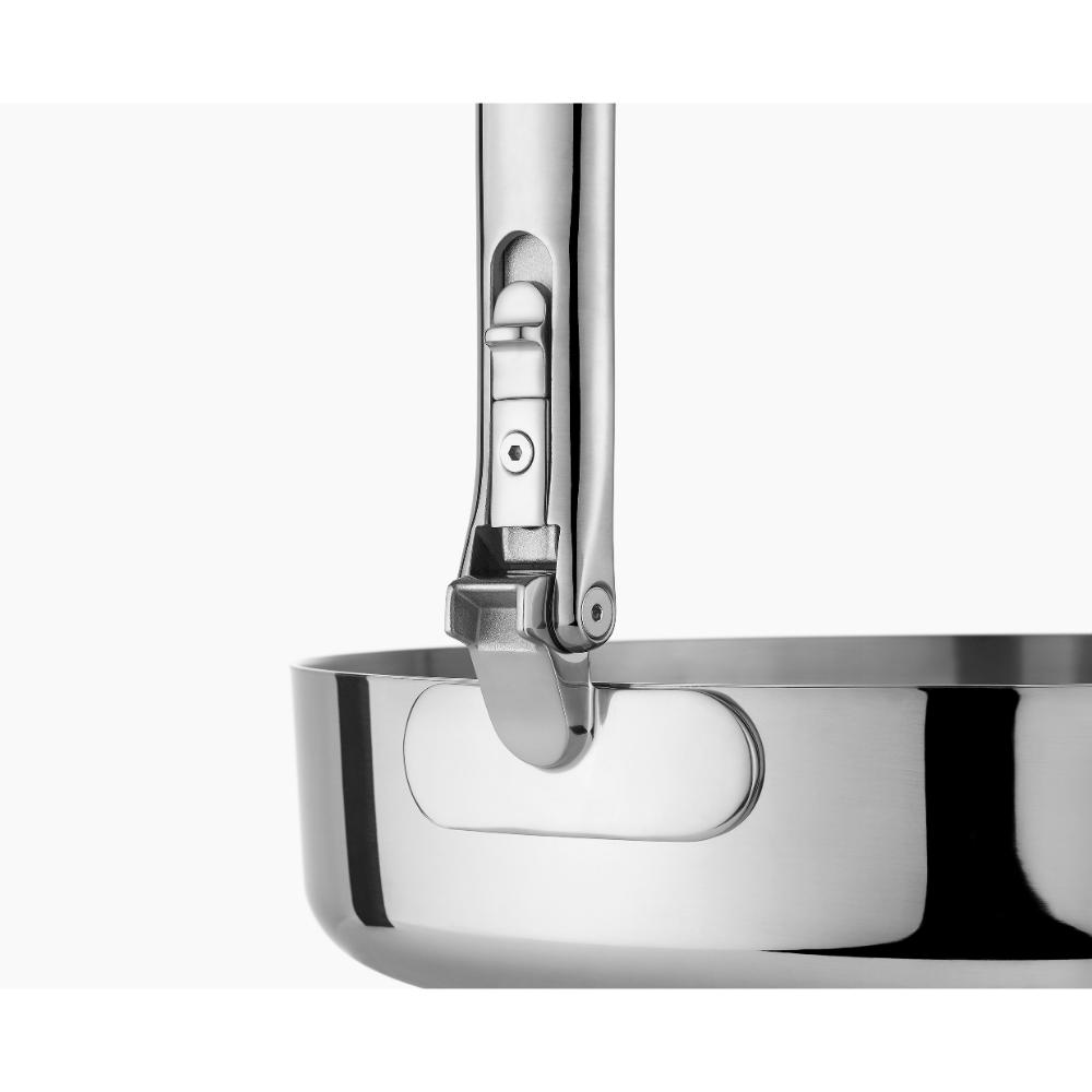 Joseph Joseph Space Steel Stainless Steel Saute Pan with Lid 28cm