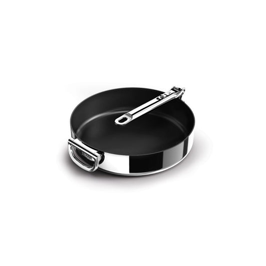 Joseph Joseph Space Steel Non Stick Stainless Steel Frypan 28cm