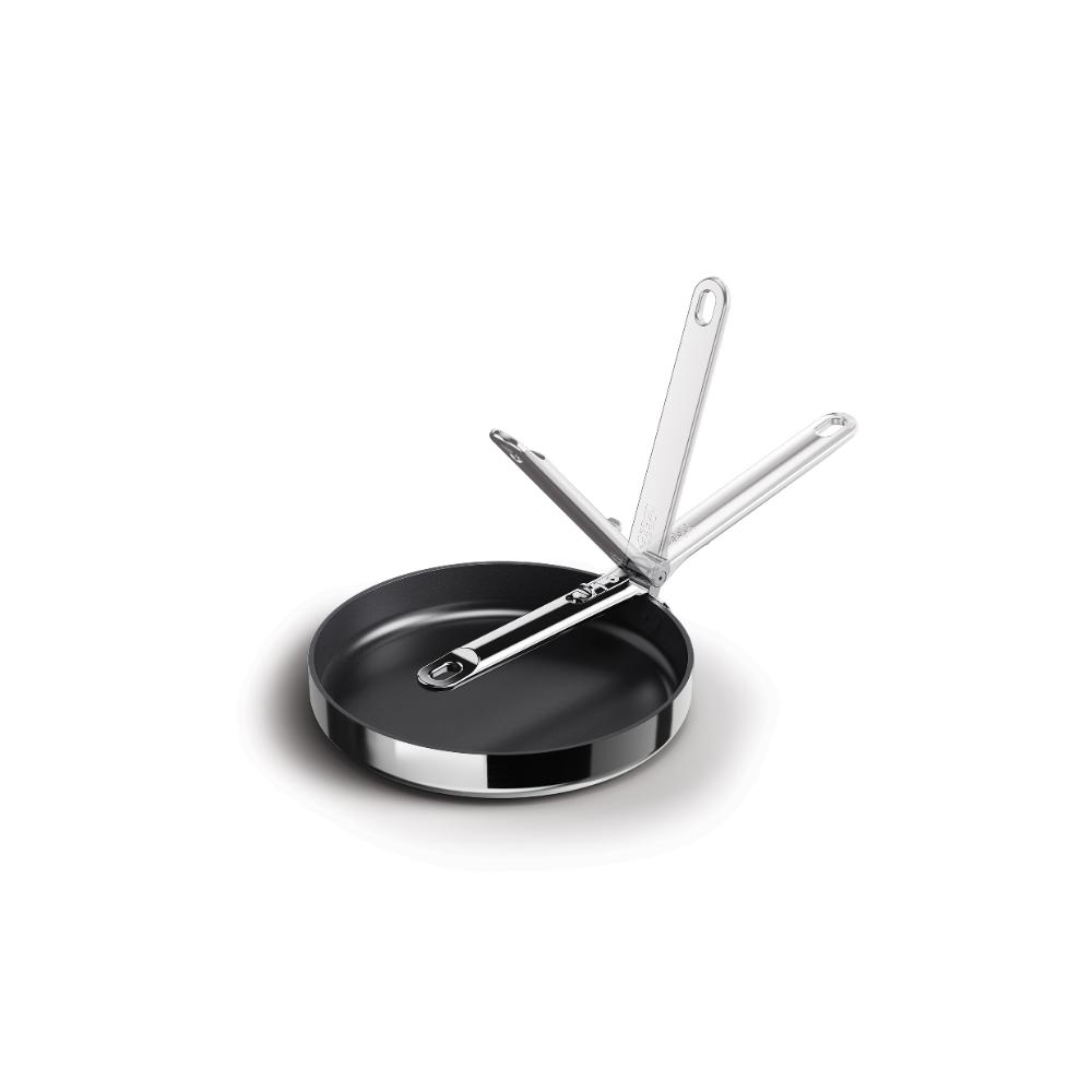 Joseph Joseph Space Steel Non Stick Stainless Steel Frypan 24cm