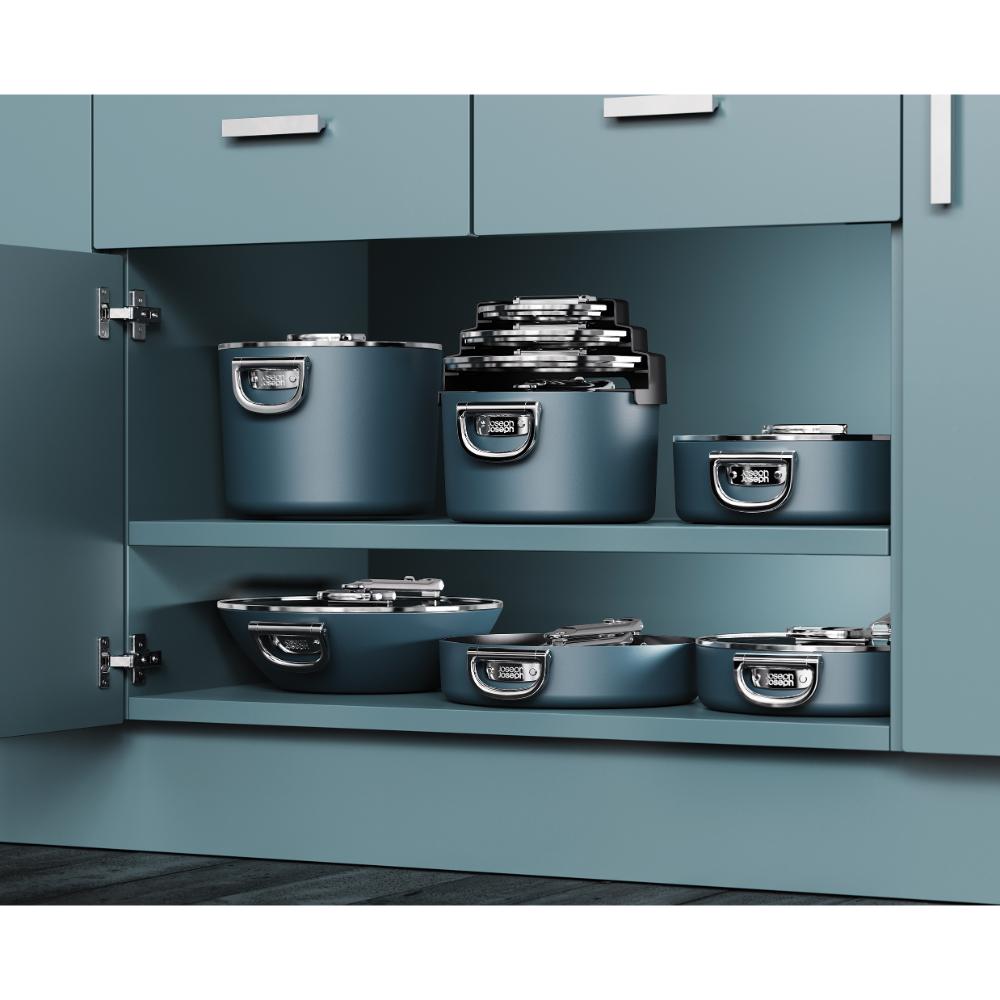 Joseph Joseph Space Stack 3 Piece Non Stick Cookware Set