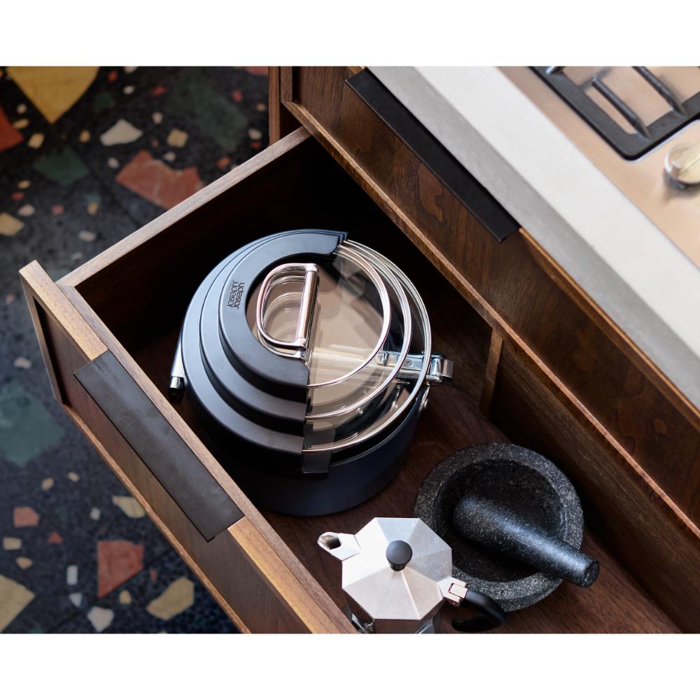 Joseph Joseph Space Stack 3 Piece Non Stick Cookware Set