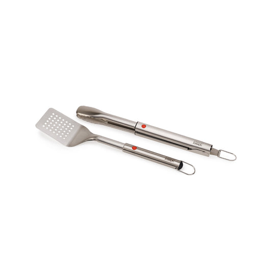 Joseph Joseph Grillout 2-Piece BBQ Turner & Tongs Set With Retractable Heads at House