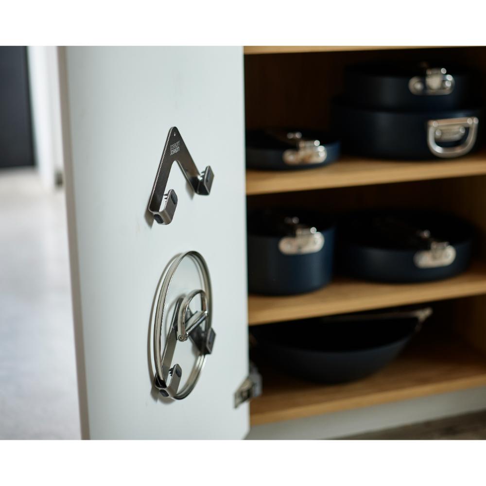 Joseph Joseph Space Set of 2 Stainless Steel Pan Lid Holders
