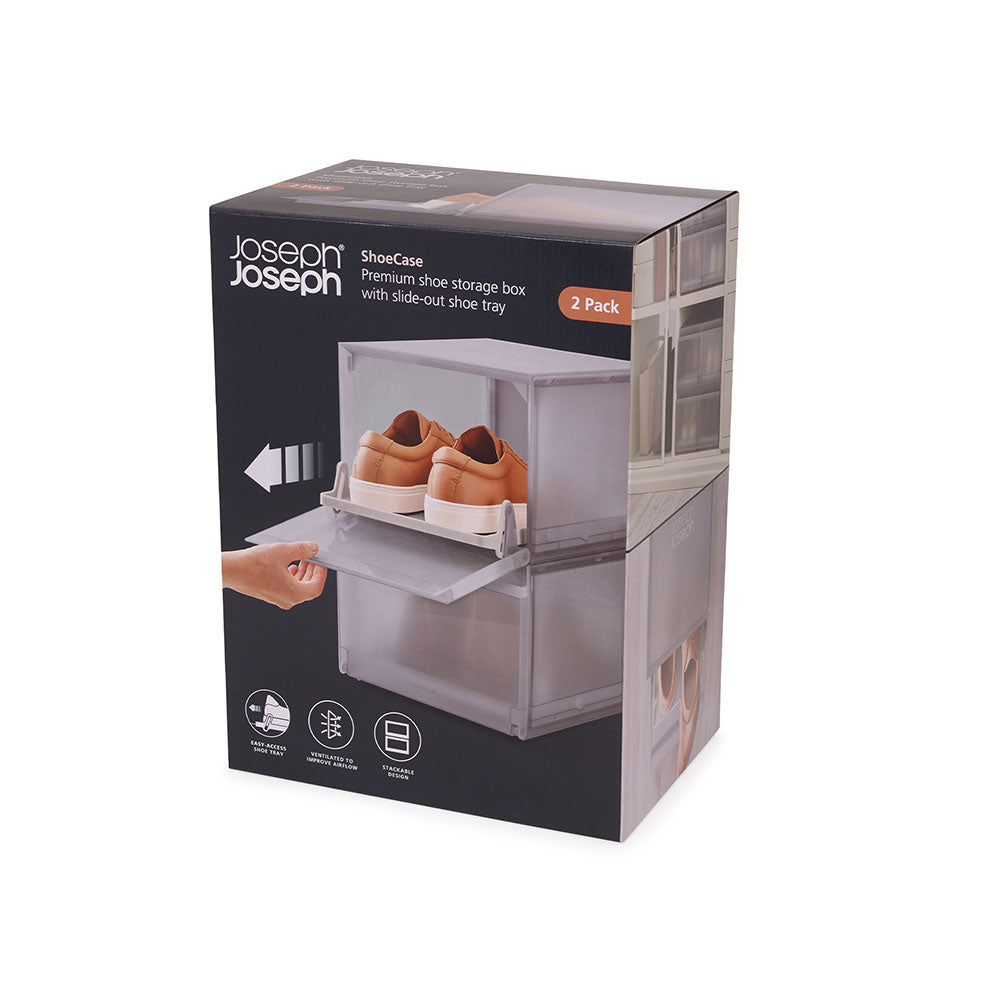 Joseph Joseph ShoeCase Premium Shoe Storage Box With Slide-Out Shoe Tray