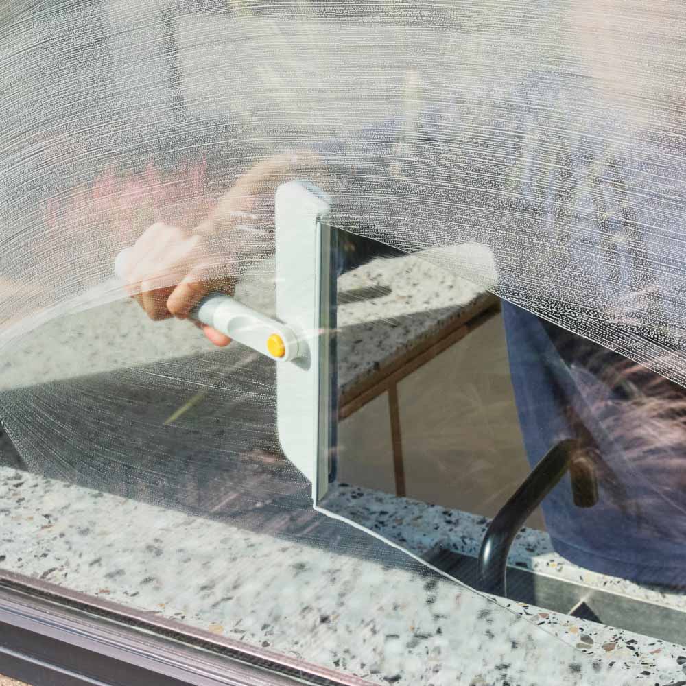 Joseph Joseph Cleantech 2-In-1 Glass Cleaning Squeegee at House