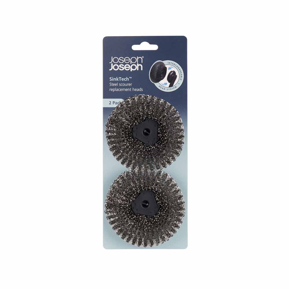 Joseph Joseph Sinktech Pack Of 2 Steel Scourer Replacement Heads at House