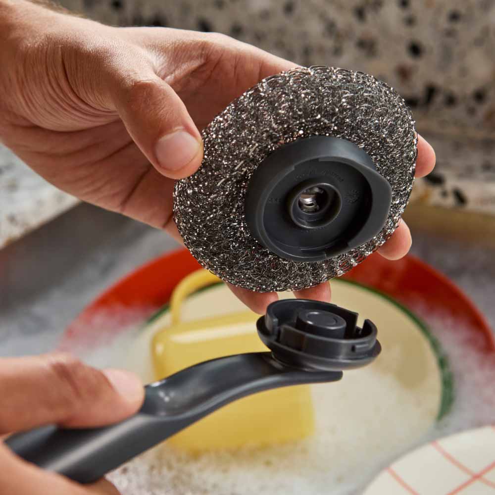 Joseph Joseph Sinktech Pack Of 2 Steel Scourer Replacement Heads at House
