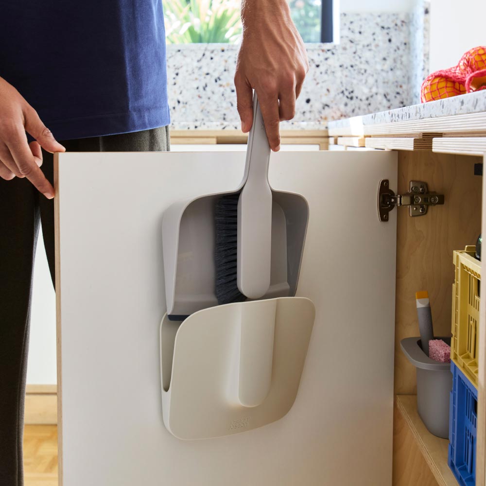 Joseph Joseph Cleantech Wall-Mounted Dustpan & Brush at House