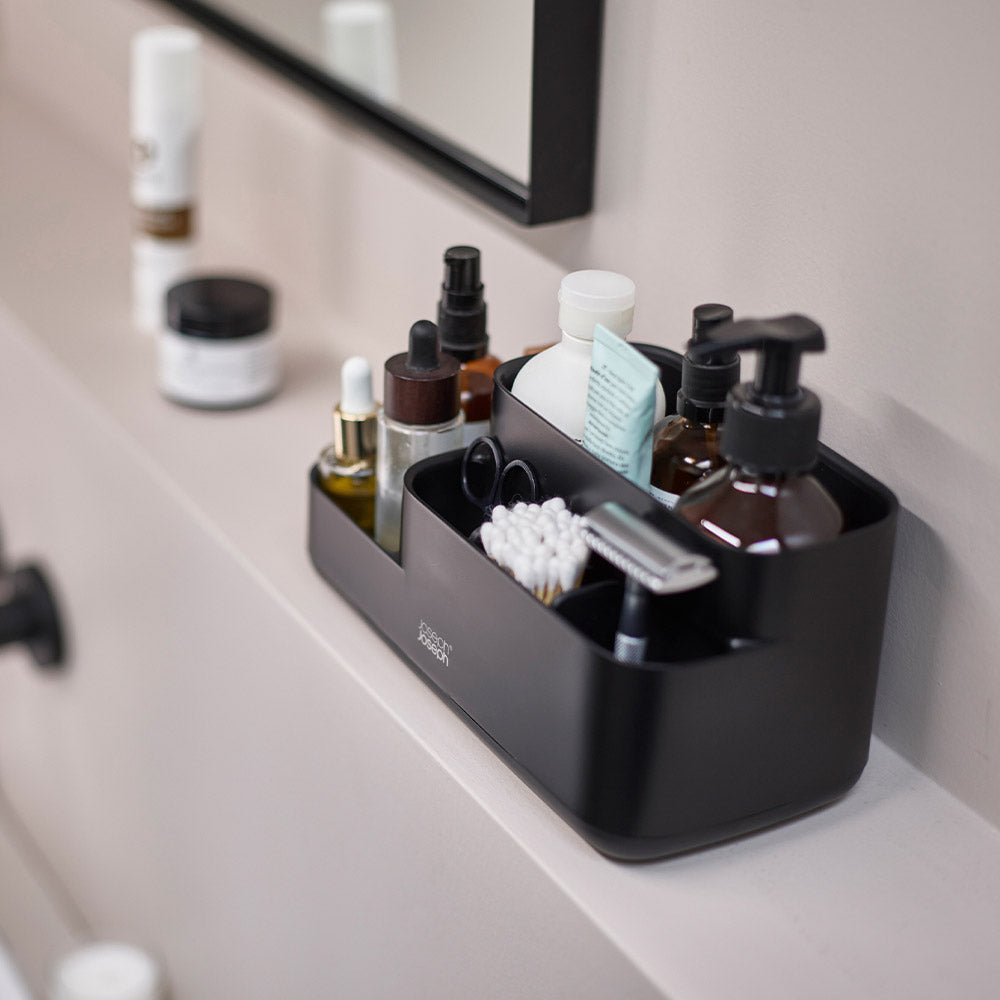 Joseph Joseph EasyStore Bathroom Caddy Matt Black