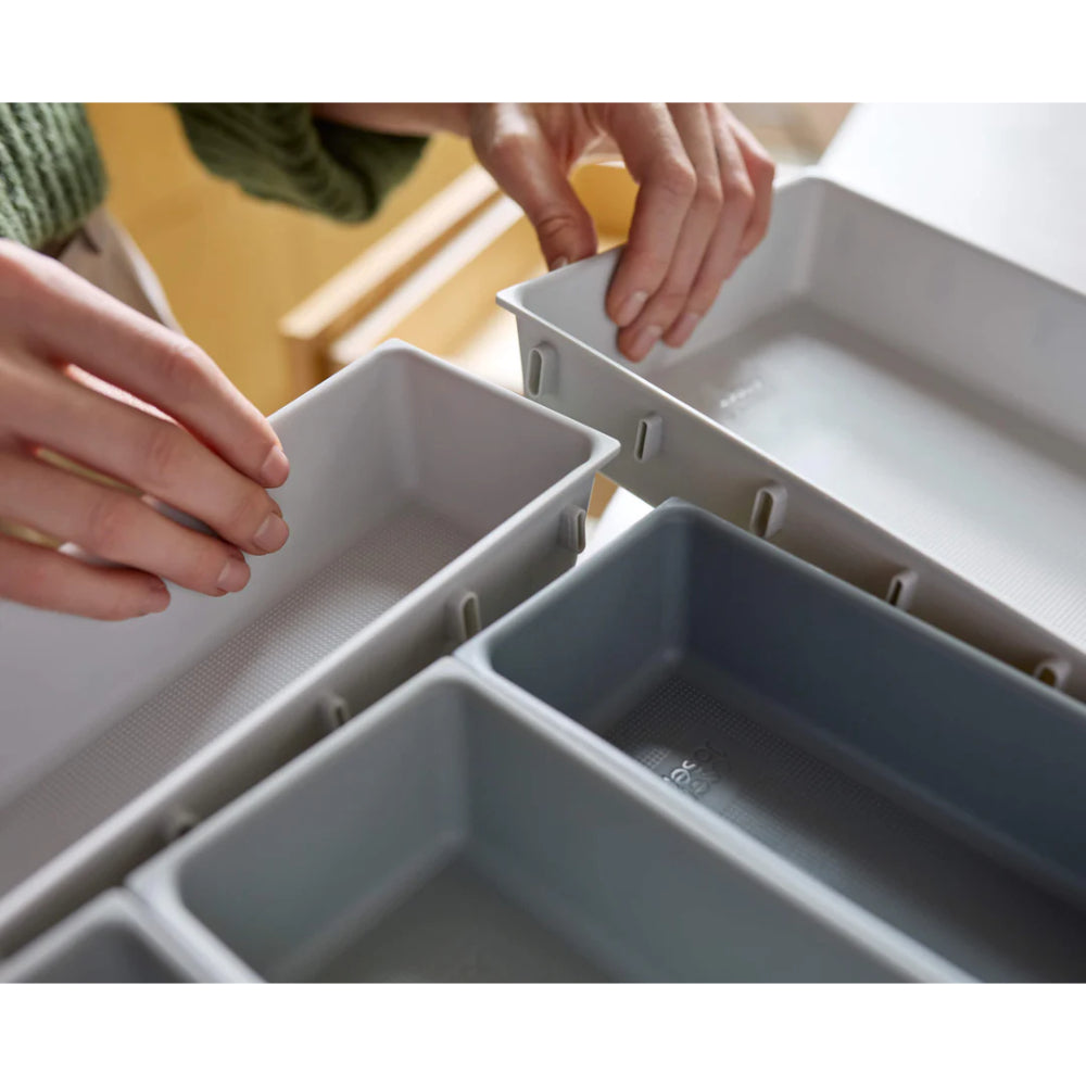 Joseph Joseph Blox 10 Piece Drawer Organiser Set Stone
