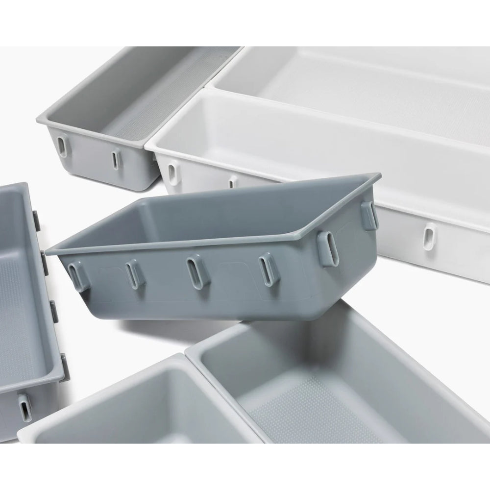 Joseph Joseph Blox 10 Piece Drawer Organiser Set Stone