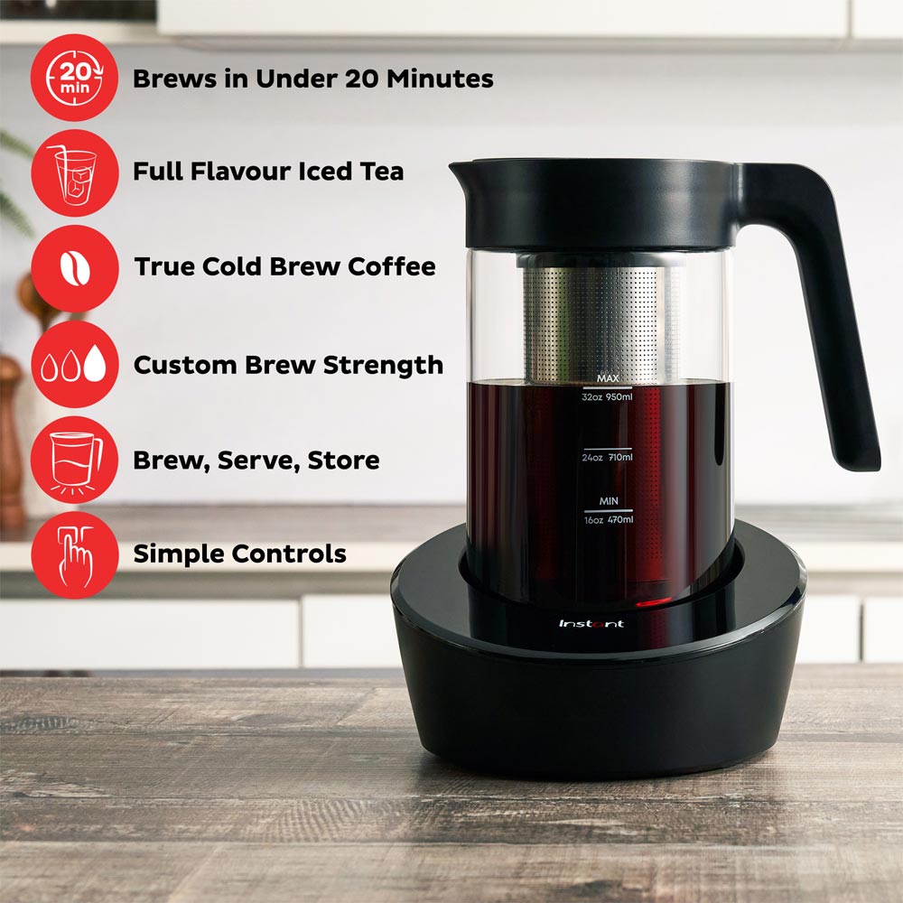 Instant Cold Brew Coffee Maker 950ml