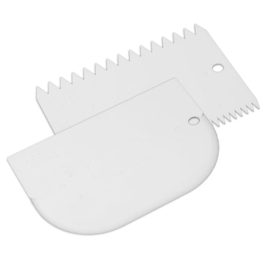 Mondo Icing Comb & Bowl Scraper 2 Piece