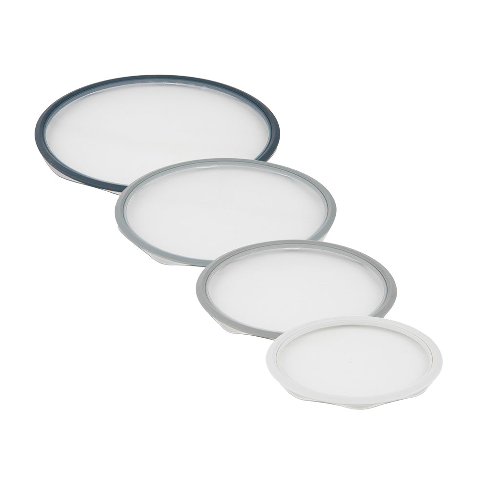 Ladelle Eco Flexi Set of 4 Assorted Airtight Bowl Covers