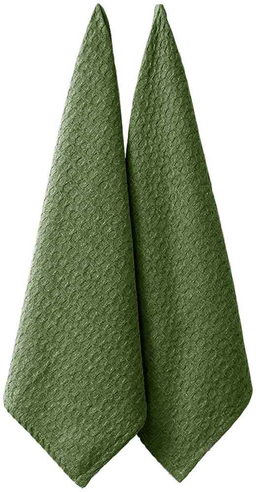 Ladelle Eco Set of 2 Recycled Green Kitchen Towels