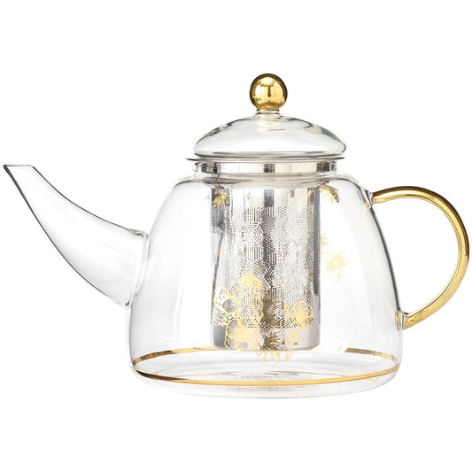 Ashdene Honey Bee Glass Teapot