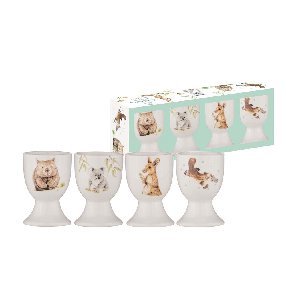 Ashdene Bush Buddies Set Of 4 Egg Cups