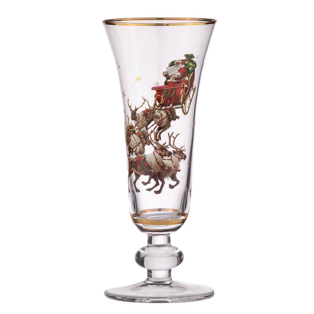 Ashdene Spirit of Christmas Set of 4 Champagne Flutes