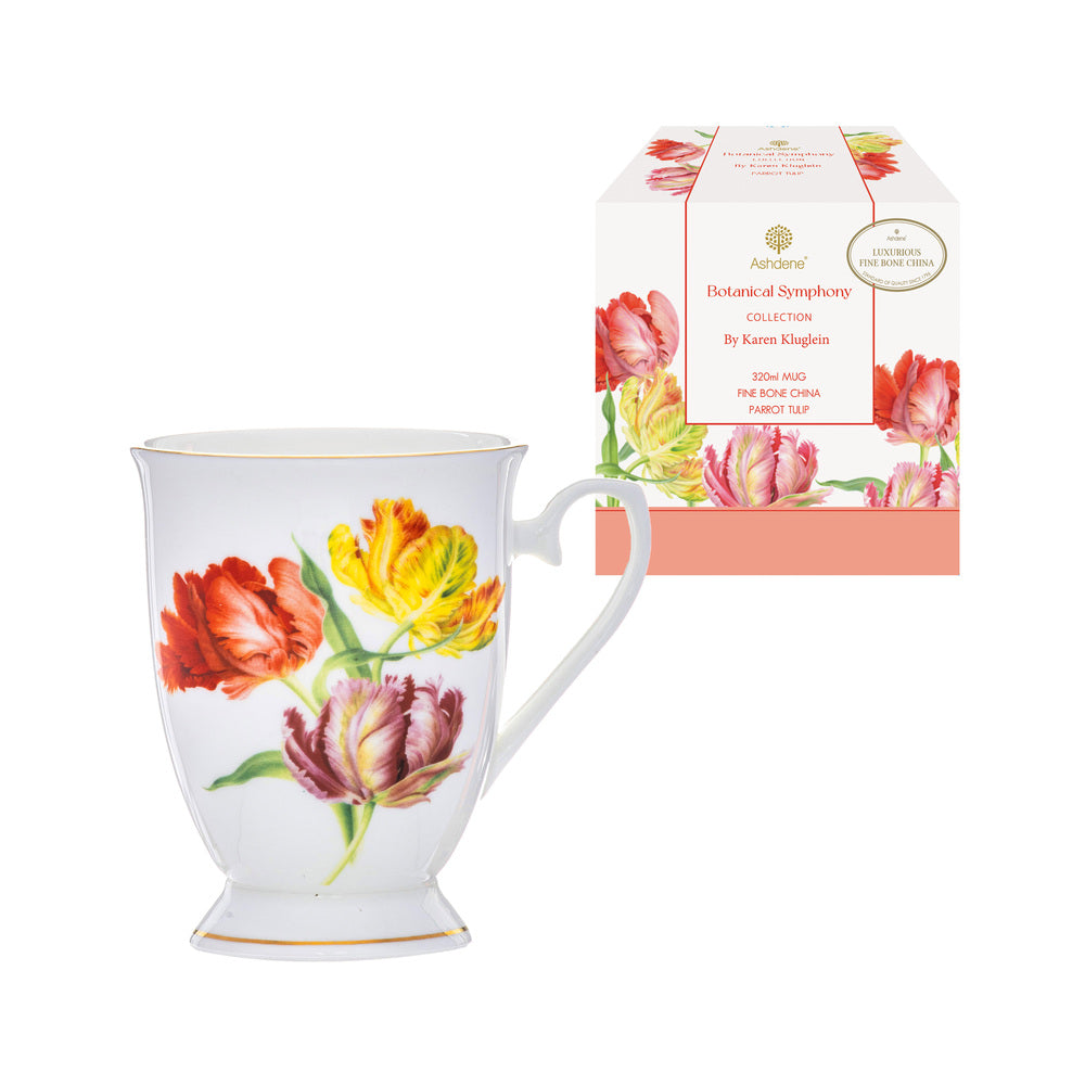 Ashdene Botanical Symphony Footed Mug 320ml