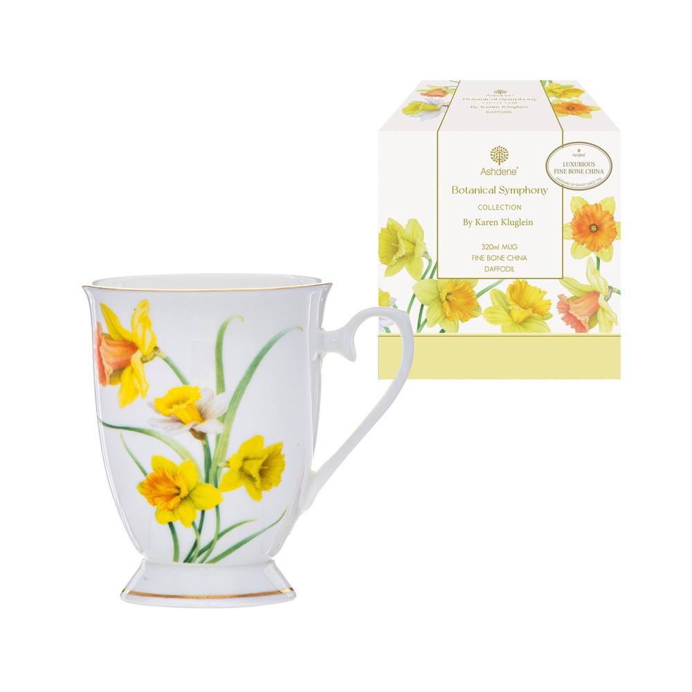 Ashdene Botanical Symphony Footed Mug 320ml