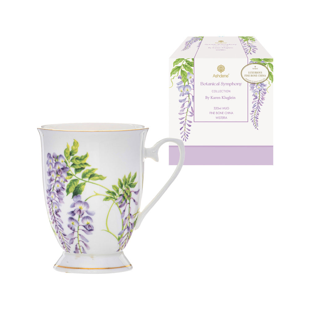 Ashdene Botanical Symphony Footed Mug 320ml