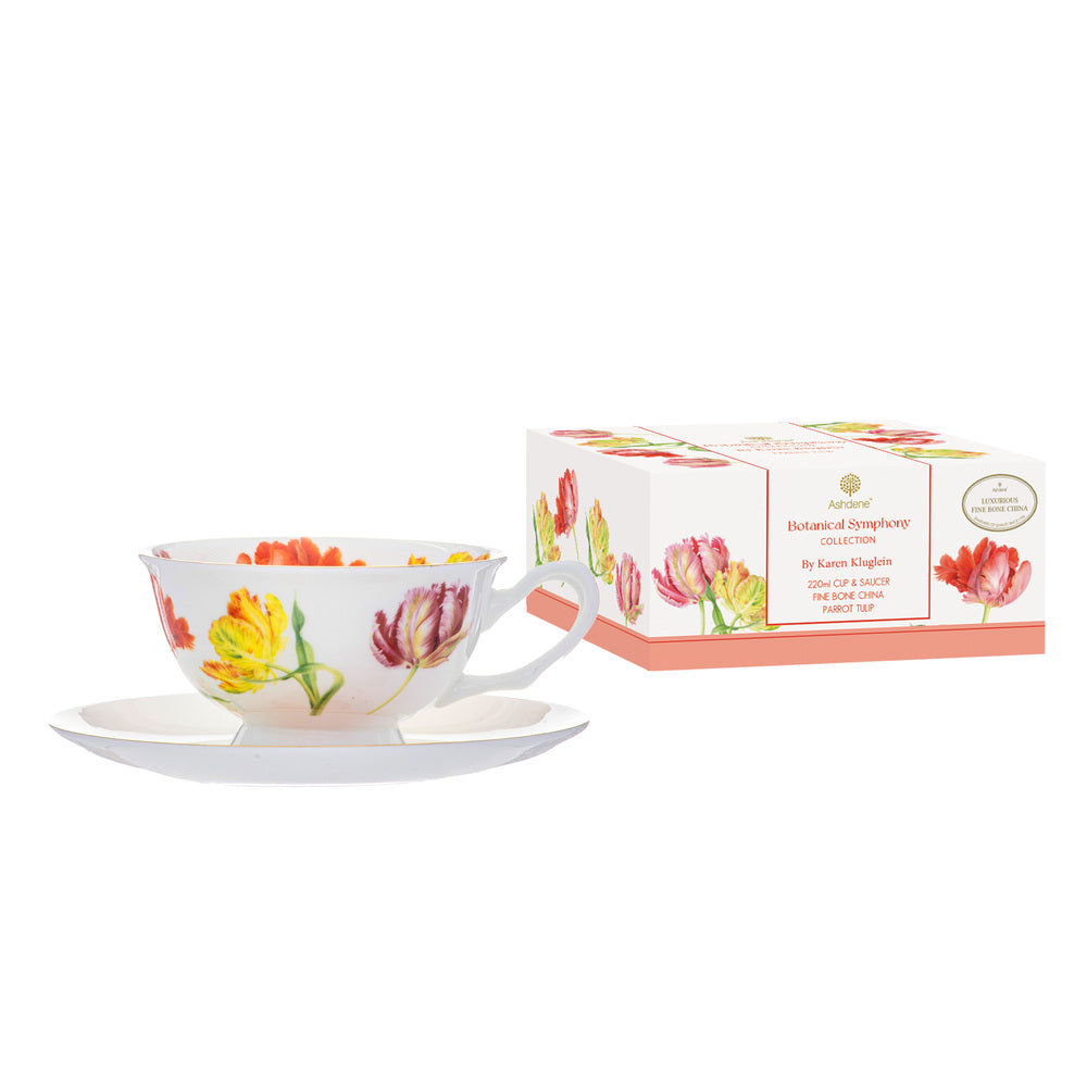 Ashdene Botanical Symphony Cup & Saucer 220ml