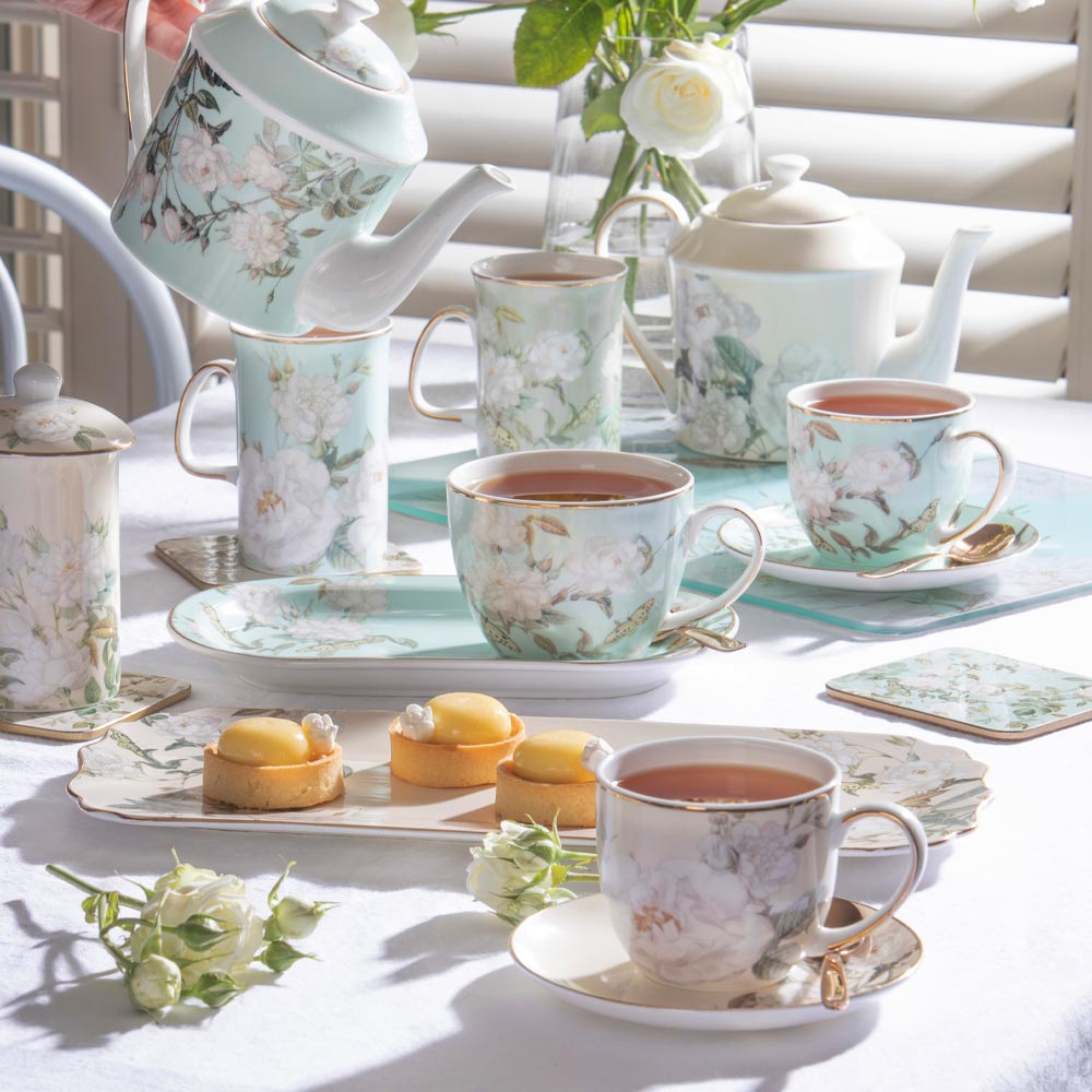 Ashdene Elegant Rose Mug & Plate Set