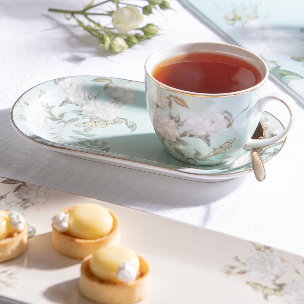 Ashdene Elegant Rose Mug & Plate Set