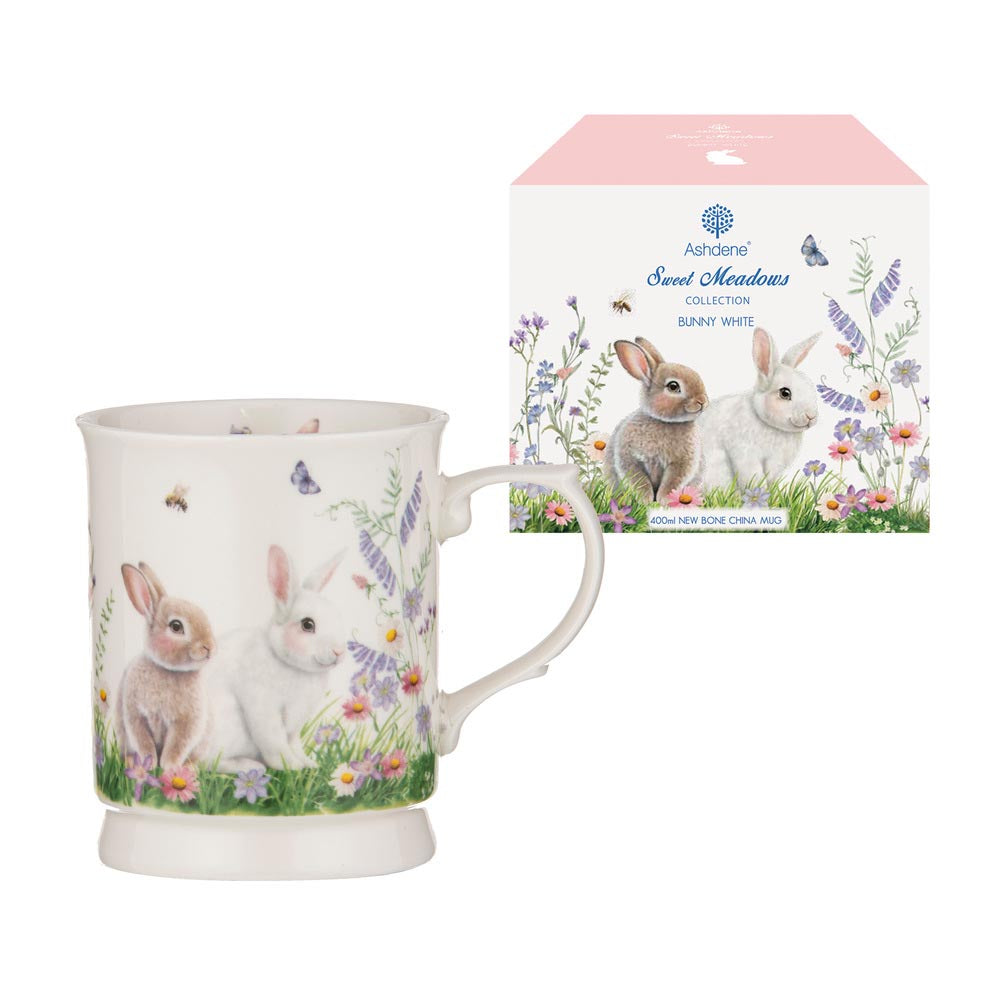 Ashdene Sweet Meadows Mug with baby bunnies at House