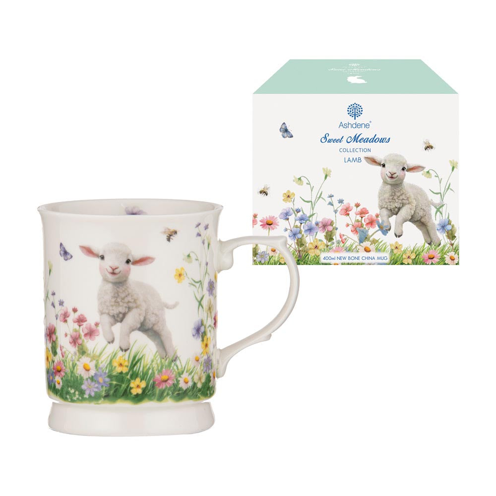 Ashdene Sweet Meadows Mug with baby lamb at House