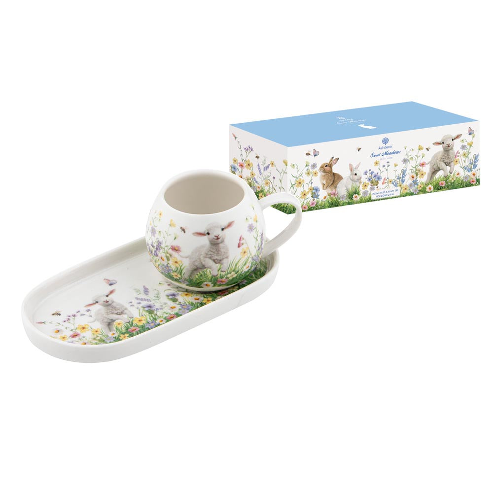 Ashdene Sweet Meadows Mini Hug Mug & Plate Set at House