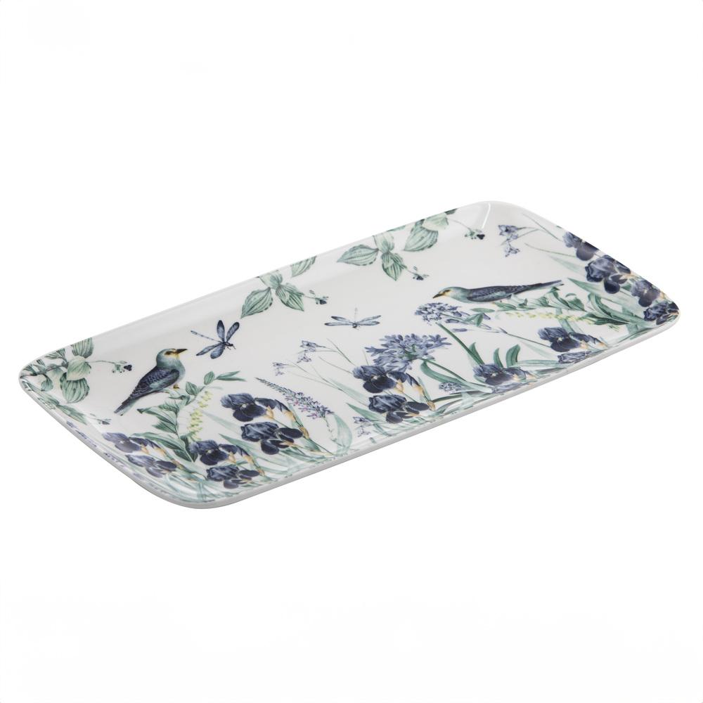 Ashdene Iris Garden Rectangle Platter