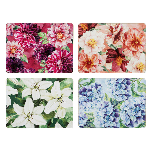 Ashdene Bold Blooms Assorted Set of 4 Placemats