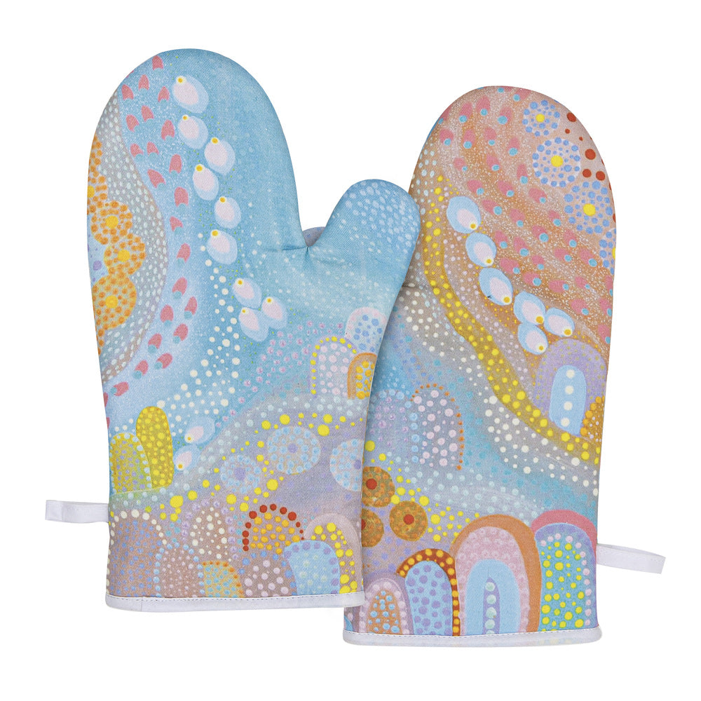 Ashdene Koort Boodja Heart Country Set of 2 Oven Mitts