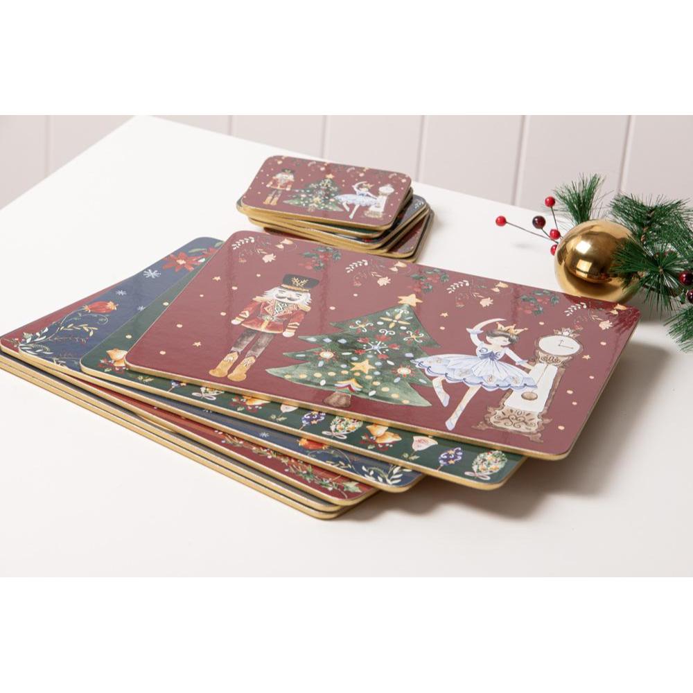 Ashdene Christmas Wonderland Set of 6 Assorted Coasters