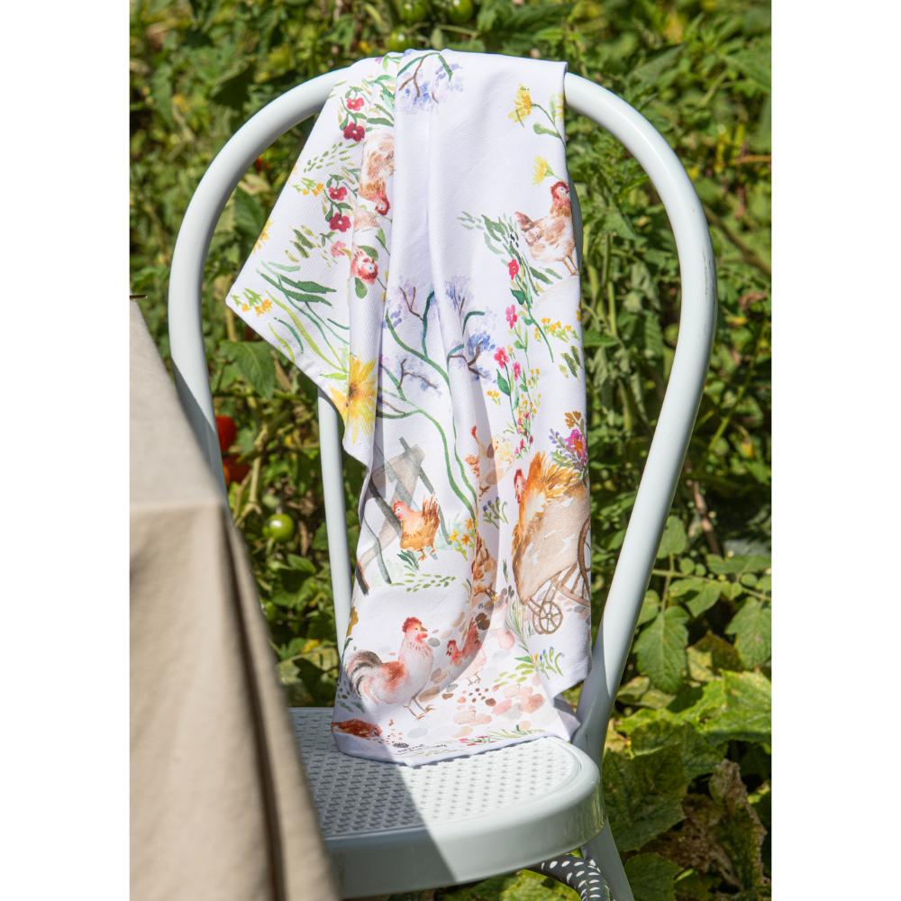 Ashdene Garden Hens Set of 2 Kitchen Towels