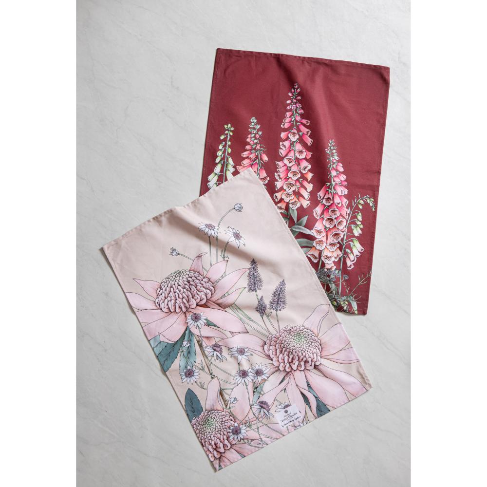 Ashdene Secret Garden Set of 2 Kitchen Towels
