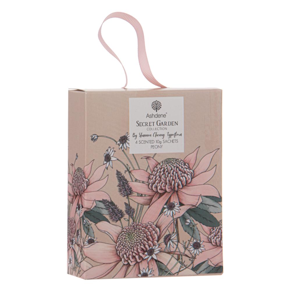 Ashdene Secret Garden Set of 4 Scented Sachets 10g