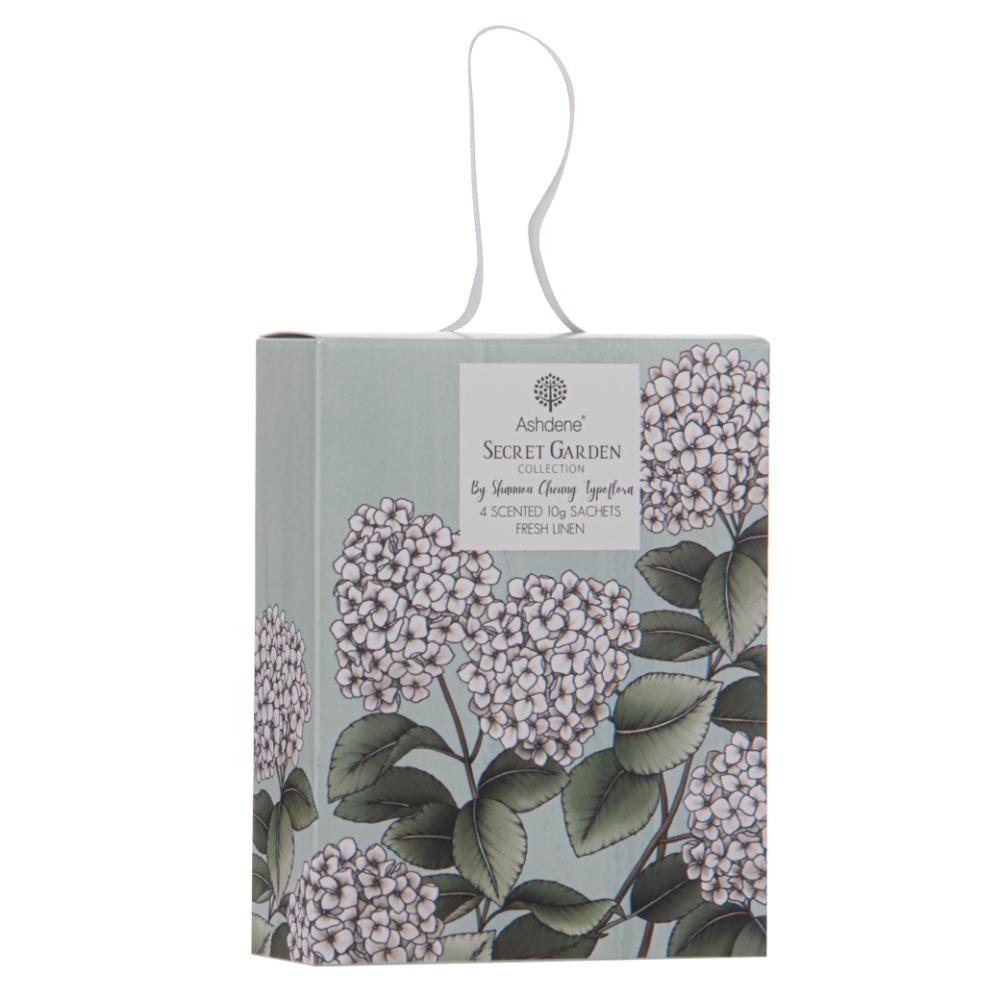 Ashdene Secret Garden Set of 4 Scented Sachets 10g