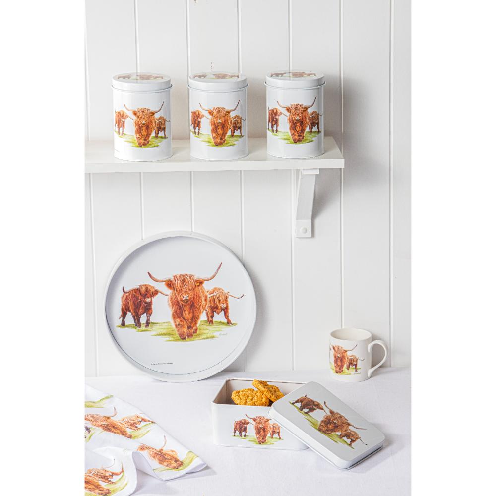 Ashdene Highland Herd Round Serving Tray