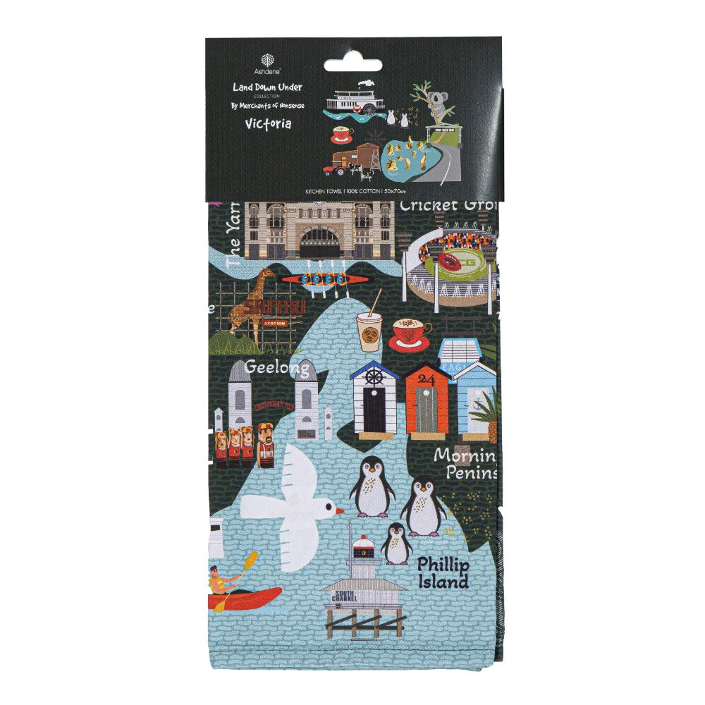 Ashdene Land Down Under Kitchen Towel
