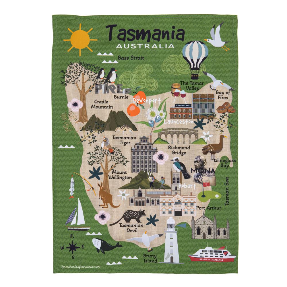 Ashdene Land Down Under Kitchen Towel