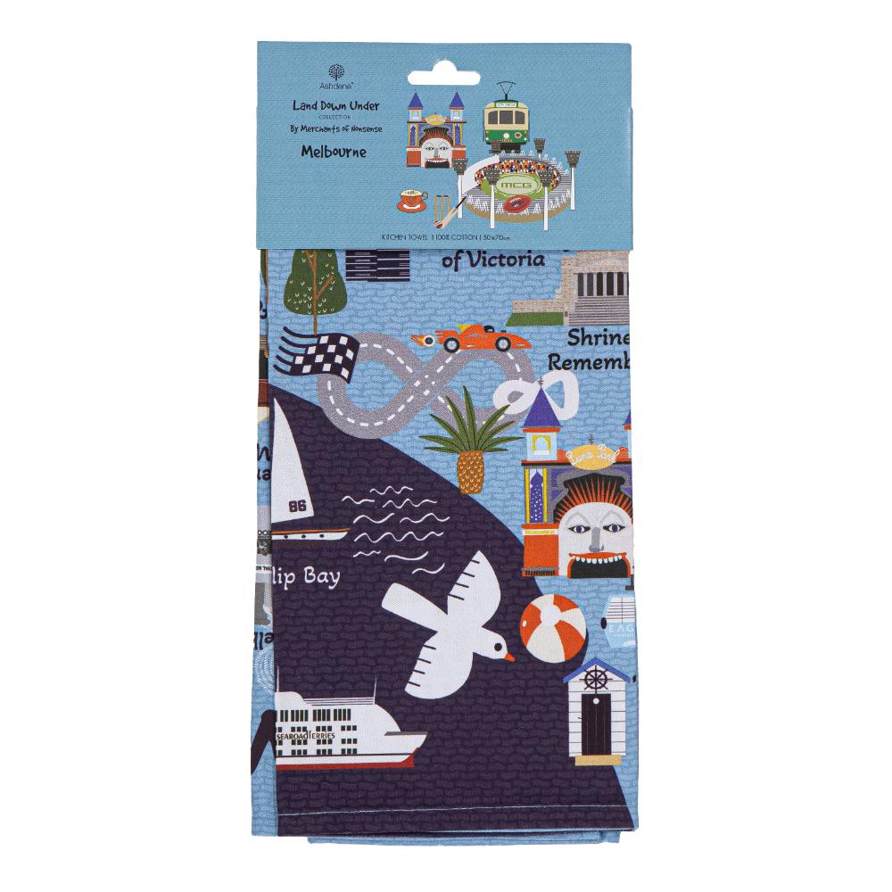 Ashdene Land Down Under Kitchen Towel