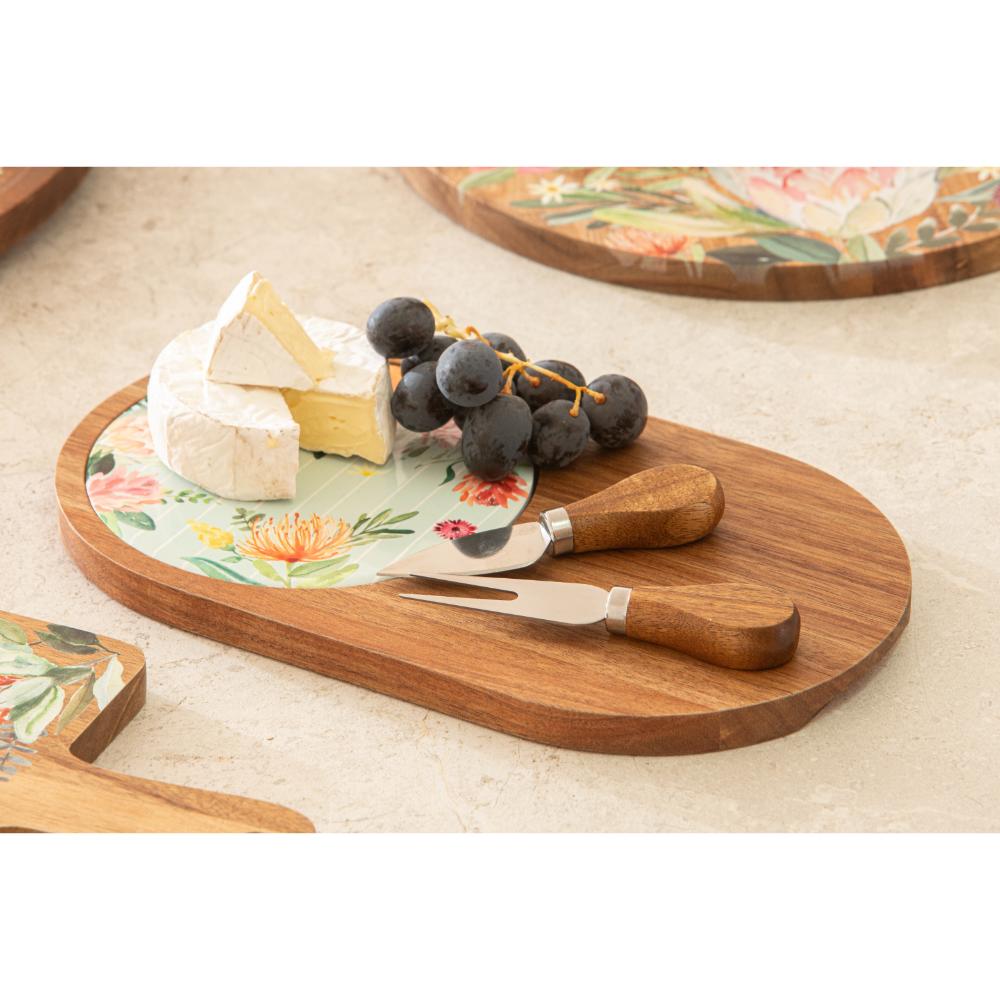Ladelle Esperance Platter and Cheese Knife Set